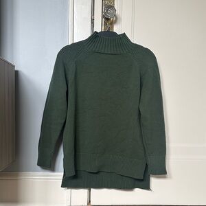 Green Turtleneck Sweater